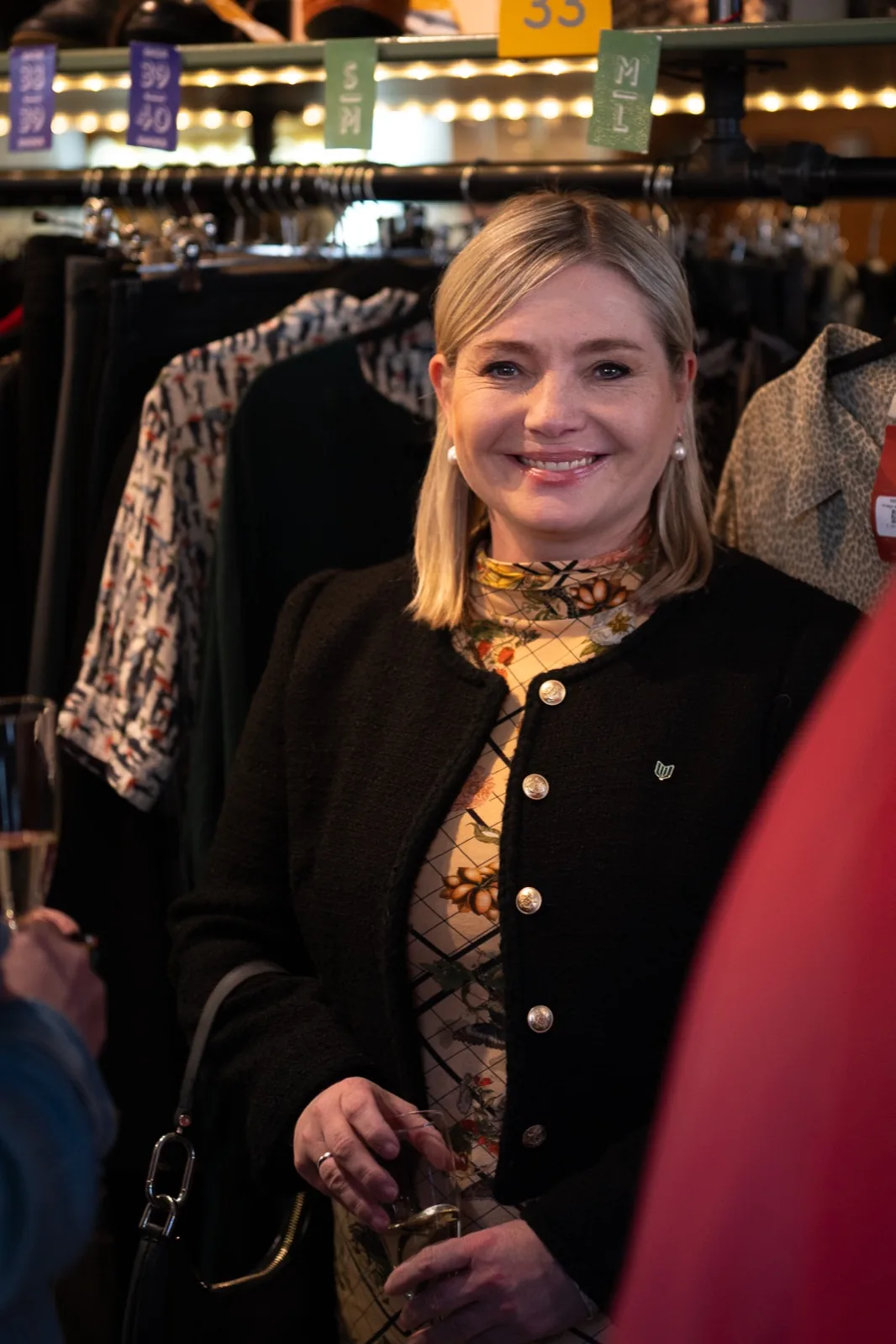 Á kosningaviðburði